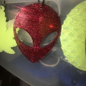 Cute keychains Alien, Cannabis, and teddy bear